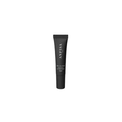 Black cosmetic tube with 'ANFISA' branding on a white background