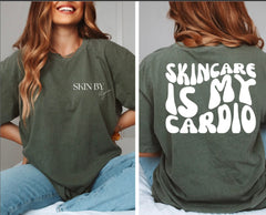 Skincare Is My Cardio Oversized T Shirt