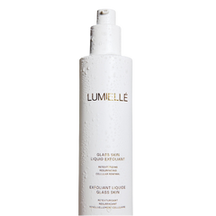 Lumielé glass skin liquid exfoliant bottle on a white background