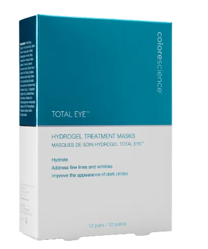 ColorScience Total Eye Hydrogel Treatment Masks packaging on a white background