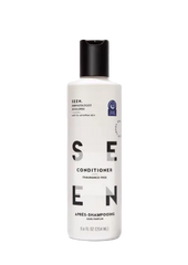 Bottle of S:EEN conditioner on a white background