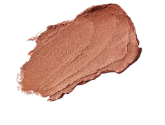 Bronze makeup swatch on a white background