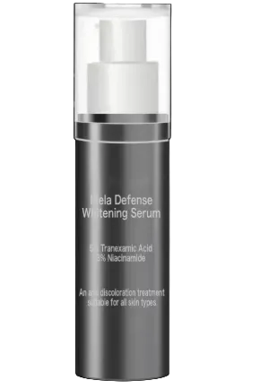 Mela Defense Serum brightening facial serum formulated to support pigmentation balance and even skin tone